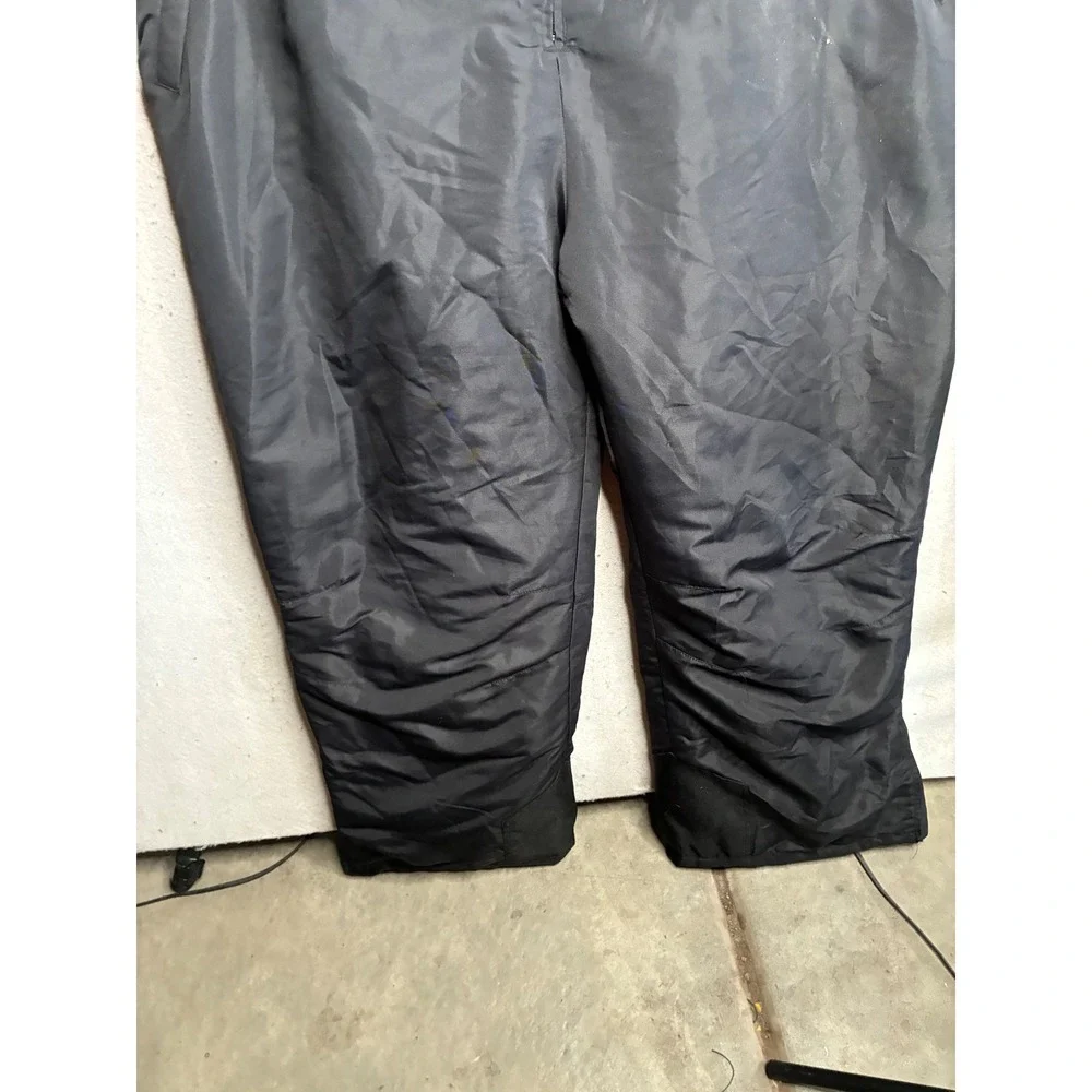 Victory Sportswear Mens 3XL Black Insulated Snow Bibs Winter Ski Overalls 8224